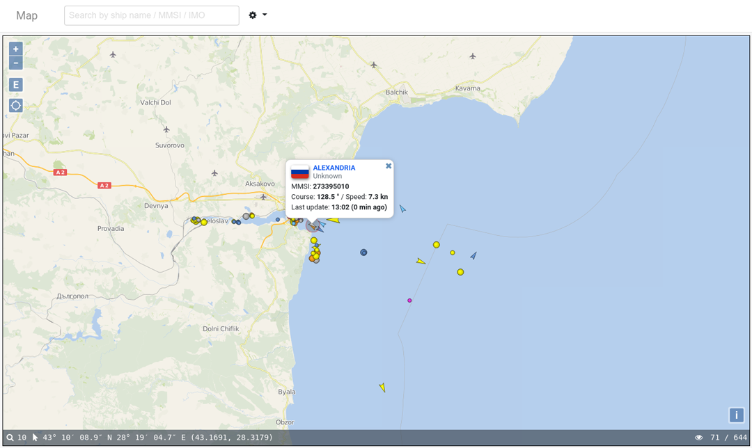 rPiAIS AIS coverage map